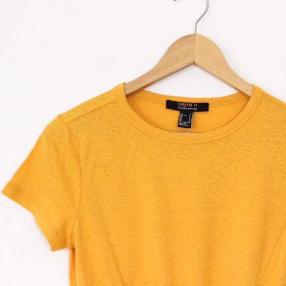 *Forever 21 Contemporary Mustard Knit Top - Picture 4 of 6